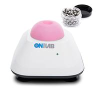 ONiLAB Mini Vortex Mixer avec fonction tactile, mélange en laboratoire, mélange de vernis à ongles, de colles pour cils et de peintures acryliques，120pcs 7/32in Balls Mixing,Rose