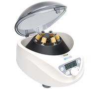 ONiLABCentrifugeuse de paillasse Lab PRP 6x15 ml/10 ml/7 ml/1,5-5 ml, 300-5000 tr/min (max. 2600 x g RCF), centrifugeuse de paillasse numérique à écran LCD avec minuterie 30 s-99 min, deux programmes