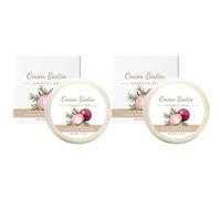 Onion Biotin Shampoo Bar - 2×60g Oignon Romarins Shampooing Savon,de Croissance Des Cheveux En Biotine À La Biotine Propre, Shampoing Solide Pour Renforcer, Pour PousseCheveux,t-ous Les Types Cheveux