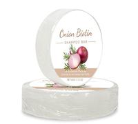 Onion Biotin Shampoo Bar, Nourrissants Purifiants Oignon Biotine Shampooings Savon Pour Pousse Cheveux Adultes Hommes Femmes Adolescents (2 Pièces)