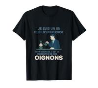 Onion CEO French Business Humor Graphic Art T-Shirt
