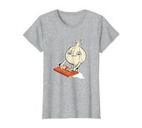 Onion Tears Cook Ou Chef T-Shirt, Femme, Gris Chiné, XXL