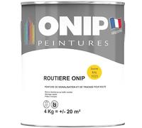 ONIP PEINTURE ROUTIERE DE SIGNALISATION ET TRAÇAGE 4KG JAUNE