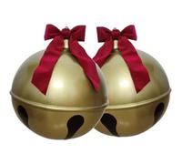 OnIUeZky 2pcs Boule de Noël Gonflable 23,6 Pouces de Noël gonflables PVC Boules de Noël géantes avec 2 pc