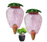 OnIUeZky 2PCS Dispositifs d'arrosage de l'usine Dispositif d'arrosage Automatique Ménage Maison d'auto-arrosage Business de Voyage Fenpe Drip Drip Drip 500 ML Strawberry