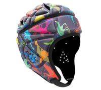 OnIUeZky Casque de Rugby de Rugby de Rugby de Rugby de Rugby 1pc Casque de Rugby de Rugby réglable Doux avec Un Casque de Football à Ruban adhésif pour Adultes, coloré, coloré.