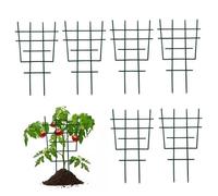 OnIUeZky Le Treillis pour Les Plantes d'escalade supporte 6 pcs PP Forme de Plante en Pot de Soutien à la Plante Jardin Cadre Culture Plantes pour Les en rotin 12.01x6.50x0, 16 Pouces.