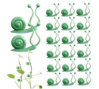 OnIUeZky Porte-Mur d'escalade 20pcs, Forme d'escargot, Boucle Flexible Auto-adhésive Mignonne Plantes Vertes universelles Green électrique Clip de Fixation à Crochet, Vert.