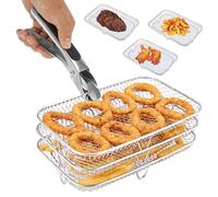 OnIUeZky Rack de friteuse à air 1pc pour 5,8-8 QT Air Air Fryer Multifonctional Dehydrator Rack avec des Accessoires de frite