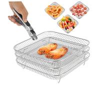 OnIUeZky Rack de friteuse à air 1pc pour 5,8-8 QT Air Fryer Multifonctional Dehydrator Rack avec des Accessoires de frite