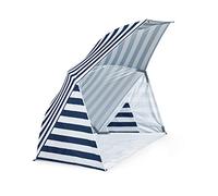 ONIVA - a Picnic Time brand Brolly Pare-Soleil rayé Bleu Marine et Blanc