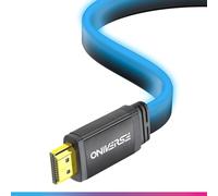 Oniverse Câble HDMI LED 8K 2m - Bleu (Multiplateforme)