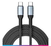 Câble de charge rapide USB-C vers USB-C Oniverse 100 W 2 m Noir pour Meta Quest PC PS5 Xbox Series Mac Nintendo Switch Android et iOS
