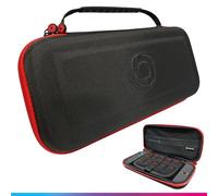 Oniverse Etui de Protection Compatible avec Nintendo Switch 2 - Pochette de Transport Rigide Imperméable à Poignée, Etui Intérieur Rembourré, Emplacements Jeux, Filet de Rangement - Noir