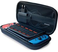 Oniverse Étui de Protection pour Nintendo Switch, Switch OLED, Switch Lite, Antichoc, avec Poignée, Intérieur Velour Anti Rayure, Compartiment Accessoires. Etui de Transport Gris