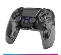 Oniverse Manette PS4 PS3 PC ANDROID iOS, sans fil, Sortie Casque Stéréo, Vibrations réglables, Pavé tactile, boutons macro, mode Turbo, Wake up, Gyroscope 6 axes, Revolt (Mercure Grey/Gris)