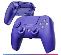 Oniverse Manette sans fil pour PS5/PC/Steam Deck - Starion - Joystick et gâchette Hall Effect, Palettes macro programmables, Gâchettes L4/R4, Pavé tactile, Anti-Drift, Bluetooth/USB-C (Violet)