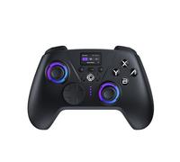 Oniverse Manette sans fil pour Switch 2/Switch/OLED/Lite/PC/Mobile, Écran intégré, Joysticks et gâchettes Hall Effect, 11h, Tactile switch D-pad, Boutons macro arrière mécaniques - Aura (Void Black)