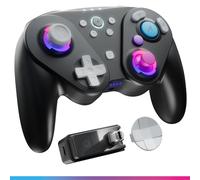 Manette sans fil Oniverse Foenix Noir pour Nintendo Switch™ 2 Nintendo Switch™ Nintendo Switch™ modèle OLED Nintendo Switch™ Lite Game Cube™ Nintendo Wii® Nintendo Wii U et PC