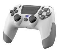 Oniverse Manette sans fil Revolt Blanche pour PS4, PS3, PC, Mobile, Joysticks Hall Effect, Sortie casque, Gyroscope 6 axes, Batterie 1000mAh