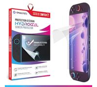 Oniverse Protection d’écran Hydrogel compatible avec Nintendo Switch 2 - Ecran de protection Haute Résistance chocs et rayures, longue durabilité et anti-traces - Kit de Nettoyage Inclus