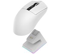 Oniverse - Souris gaming sans fil Vanguard + Dock - Luxion White (PC)
