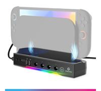 Oniverse Support de charge ventilé Hubble pour Nintendo Switch 2 – Station de refroidissement, Noir