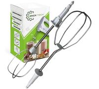 ONIX TECH 2 Pièces Fouet pour Batteur à Main Acier Inoxydable avec Code Original 00643667 643667 00659596 659596 pour Bosch CleverMixx pour Siemens myMix - Garantie de 5 Ans