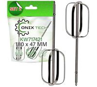 ONIX TECH 2 Pièces Fouet pour Batteur à Main avec Le Code Original KW717421 pour Kenwood - Garantie de 5 Ans