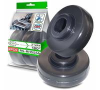 ONIX TECH 2 Pièces Roues pour Aspirateur Balai à Batterie sous la Brosse Ø 16/5 mm avec Code Original RS-RH5556 RSRH5556 pour Rowenta pour Tefal - Garantie de 5 Ans