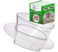 ONIX TECH Bouchon pour Thermomix TM5 TM6 100 ML 98x96x52 mm pour Vorwerk Robot Cuisine - Comprend Chiffon Microfibre