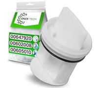 ONIX TECH Bouchon Vidange Machine a Laver avec Le Code Original 00647920 00602008 00605010 pour Bosch pour Siemens pour Balay pour Constructa pour Neff - Garantie de 5 Ans