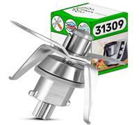 ONIX TECH Couteau pour Thermomix TM21 avec Joint pour Robot Cuisine Multifonctions pour Vorwerk Thermomix TM21 avec Le Code Original 31309 - Garantie de 5 Ans
