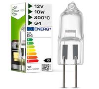 ONIX TECH Halogène Ampoule Hotte Aspirante G4 12V 10W 300°С Lampe Hotte Cuisine Halogene avec Code Original 00168834 00176007 00189351 00420228 531087 pour Bosch pour Siemens pour Küppersbusch