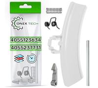ONIX TECH Kit Poignée de Porte de Seche Linge avec Code Original 4055123634 4055237731 pour Electrolux pour Aeg pour Zanussi - Garantie de 5 Ans