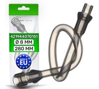 ONIX TECH Tuyau Lait à Café pour Machine a Cafe 280 mm Ø 8 mm avec le Code Original 421944070151 pour Saeco pour Gaggia pour Philips - MADE IN EU - Garantie de 5 Ans
