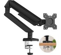 ONKRON Bras Articulé Écran PC 13-32 Pouces, jusqu'à 8 kg, Support Gaz Ressort VESA 75x75 & 100x100, Inclinable Pivotant Rotatif G45-B Noir Noir C