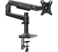 ONKRON Bras Articulé Écran PC de 17-38 Pouces, Support Ecran PC Bureau de 11 kg - Pied Ecran PC VESA 75x75 & 100x100/Accessoires PC Bras Ordinateur Ecran Inclinable Pivotant Rotatif MS75-B Noir