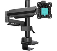 ONKRON Bras Articulé Écran PC de 17-42 Pouces 2-15 kg, Bras d'Écran VESA 75x75 & VESA 100x100, Support Ecran PC Bureau Hauteur Réglable, Support Ecran Ordinateur Ressort à Gaz Noir G70-B