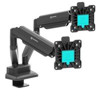 ONKRON Support Double Ecran PC 13"-32", 2x10 kg, Max VESA 100x100, G160-B