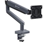 ONKRON Bras Articulé Écran PC de 17""-45"", 15 kg, Support PC Bureau VESA 75x75 & 100x100, Orientable Graphite G95-G