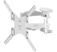 ONKRON Bras TV Mural Articulé pour 37-70" TV, Support TV Mural Poids de 36,4 kg - Accroche Television Mural VESA 100x100-400x400/Support Television Mural Pivotant Inclinable Orientable M5-W Blanc