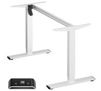 ONKRON Cadre de Bureau automatisé avec Moteur pour Plateaux de 120 à 170 cm, Charge maximale de 70 kg, Vitesse de Levage 25 mm/s, Blanc, WDF221E