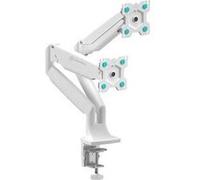 Onkron g200 wht support de bureau pour deux écrans pc de 13 à 32 pouces blanc Blanc G