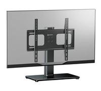 Support mural pour écran plat Onkron Pied Central Table 26 - 55 Tele , Pied TV Universel Base en Verre Trempé de 30 kg - Meuble TV Sur Pied VESA 100x100 - VESA 400x400 mm / Hauteur