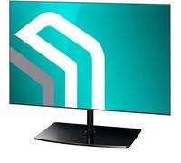 Pied TV Universel 32-75, jusqu'à 40 kg - Tele Portable Sur Pied VESA 100x100 - 400x400 / Hauteur Réglable, 360° PT3 Noir