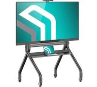 ONKRON Professionnel Support TV Roulettes 60-120" , Meuble TV Roulettes Etagere TV jusqu'à 120 kg - Ecran Pied Mobile VESA 1000x600 TS2080-B Noir G