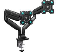 ONKRON Support Double Écrans 13-32 Pouces, Jusqu’à 9 kg (x2), G200-B, Noir