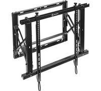 Support Ecran Mural pour Vidéo,TV & Panneaux Tactiles de 40-70 Pouces,Poids jusqu'à 45 kg, VESA 75x75 - 600x400 mm,Mur d'Ecran LED PRO7M-B Noir