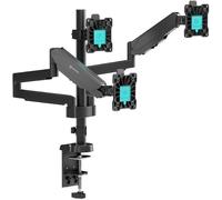 ONKRON Support Ecran PC 3 Ecran 13-32"" - Bras Ecran jusquà 8 kg, Max VESA 100x100 - Bras d'Écran Plein Mouvement Noir, G280-B